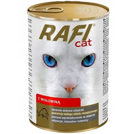 Karma Rafi Cat 415g WOŁOWINA Dolina Noteci KOT