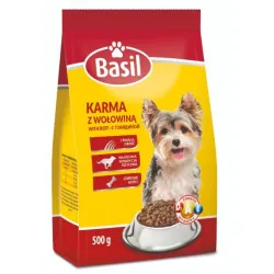 BASIL KARMA DLA PSA Z WOŁOWINĄ 500g