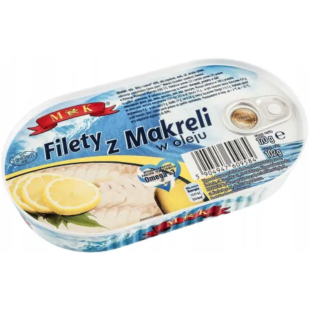 MK Filety z Makreli w oleju 170 g.