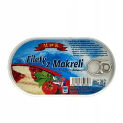Filety z makreli w sosie pomidorowym MK 170 g