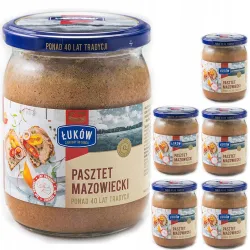 PASZTET MAZOWIECKI wieprzowo-wołowy Łuków 6x460g