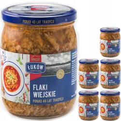 FLAKI WIEJSKIE Łuków wołowe GOTOWE DANIE 6x 500g