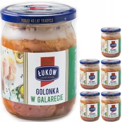 GOLONKA W GALARECIE ŁUKÓW słoik 6x 500g