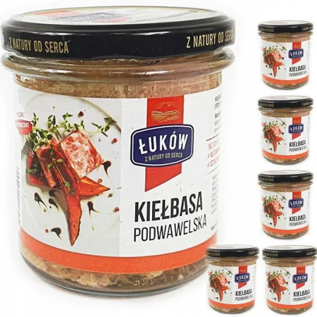 Kiełbasa podwawelska ŁUKÓW słoik 6x 290g