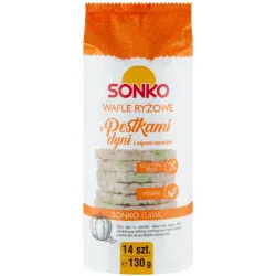 Sonko Wafle ryżowe z pestkami dyni i algami 130g