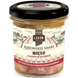 Mięso z łopatki w galarecie 300g ŁUKÓW słoik