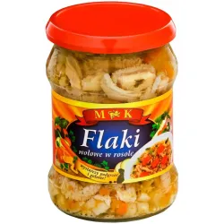MK FLAKI WOŁOWE W ROSOLE 500g gotowe danie słoik