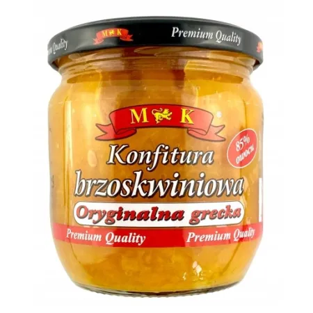 MK Konfitura brzoskwiniowa Grecja 446 g słoik