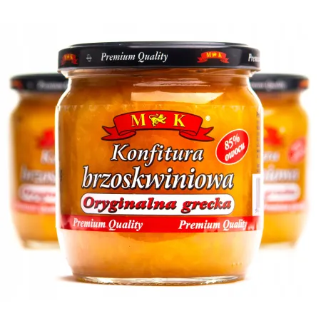 MK Konfitura brzoskwiniowa Grecja 446 g słoik