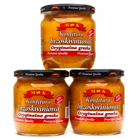 MK Konfitura brzoskwiniowa Grecja 446 g słoik
