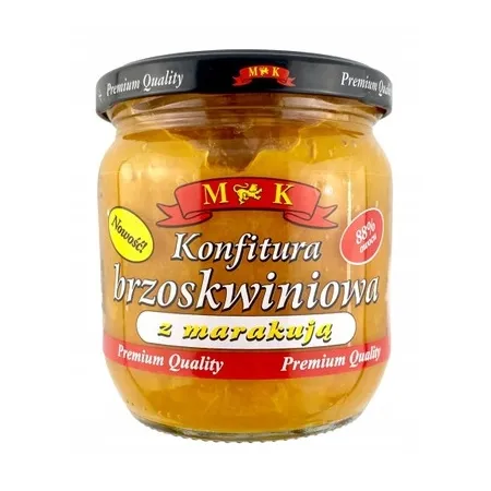 MK Konfitura brzoskwiniowa z marakują 420 g słoik