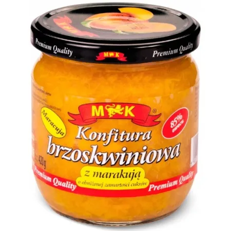 MK Konfitura brzoskwiniowa z marakują 420 g słoik