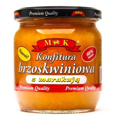 MK Konfitura brzoskwiniowa z marakują 420 g słoik