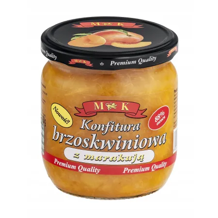 MK Konfitura brzoskwiniowa z marakują 420 g słoik