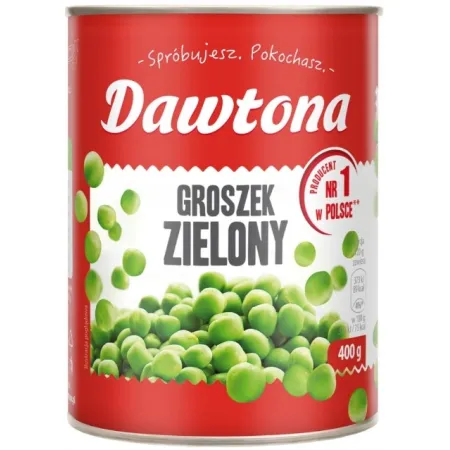 DAWTONA Groszek konserwowany 400 g