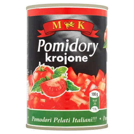 MK Pomidory KROJONE 400G MK