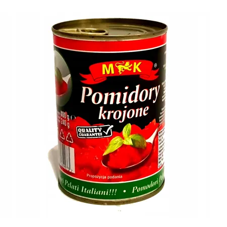 MK Pomidory KROJONE 400G MK