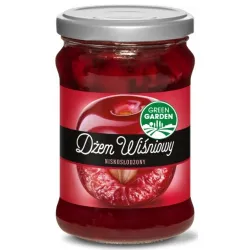GREEN GARDEN Dżem WIŚNIOWY niskosłodzony 280g