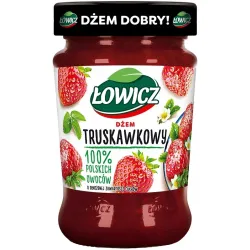 ŁOWICZ Dżem truskawkowy minimum cukrów 280g