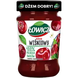 ŁOWICZ Dżem wiśniowy minimum cukrów 280g