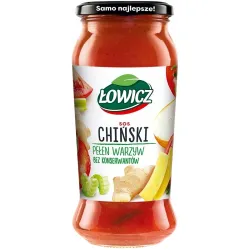 ŁOWICZ Sos chiński z kiełkami fasoli mung 500g