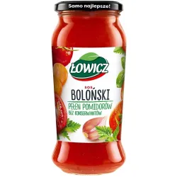 ŁOWICZ Sos boloński pomidorowy do makaronu 500g