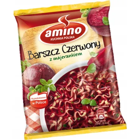 AMINO Zupa Barszcz czerwony z majerankiem 66 g