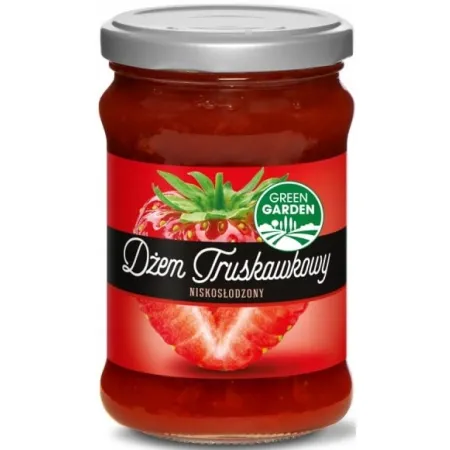 GREEN GARDEN Dżem truskawkowy niskosłodzony 280g
