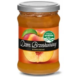 GREEN GARDEN Dżem BRZOSKWINIOWY niskosłodzony 280g
