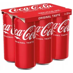 Coca-Cola 6szt Napój gazowany puszka 6x330 ml