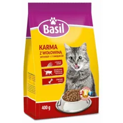 BASIL KARMA DLA KOTA Z WOŁOWINĄ 400g