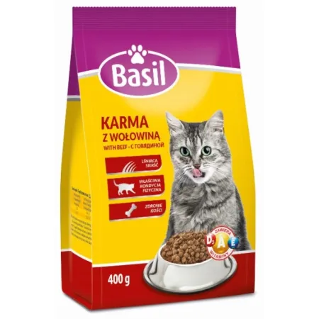 BASIL KARMA DLA KOTA Z WOŁOWINĄ 400g