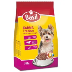 BASIL KARMA DLA PSA Z DROBIEM 500g