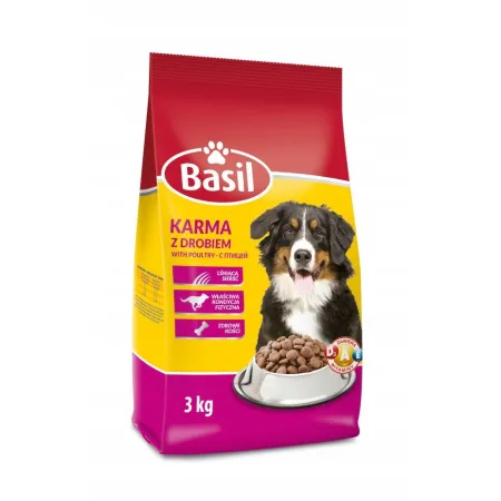 BASIL 3kg PIES SUCHA KARMA dla psa z drobiem DRÓB