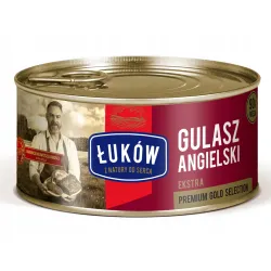 Konserwa Gulasz Angielski Ekstra 300g Łuków Premium Gold Selection