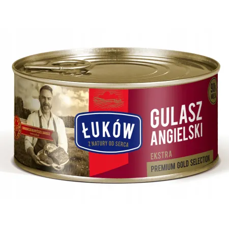 Konserwa Gulasz Angielski Ekstra 300g Łuków Premium Gold Selection
