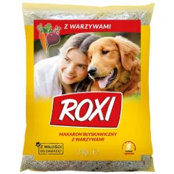 ROXI KARES makaron z warzywami 3kg PIES Makaron BŁYSKAWICZNY dla Psa Karma