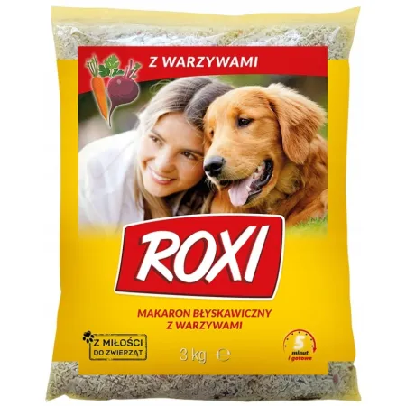 ROXI KARES makaron z warzywami 3kg PIES Makaron BŁYSKAWICZNY dla Psa Karma