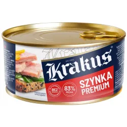KRAKUS ŁOPATKA WIEPRZOWA 300g konserwa 83% mięsa