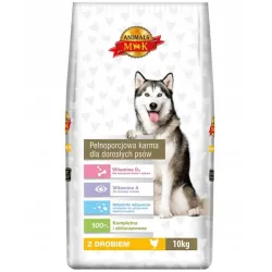 MK ANIMALS KARMA PIES DLA PSA Z DROBIEM 10KG sucha karma worek dla psów