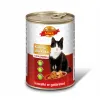 MK ANIMALS Karma dla kota z wołowina 415g kawałki w galaretce puszka