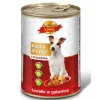 MK ANIMALS Karma dla psa z wołowiną 415g kawałki w galaretce puszka pies