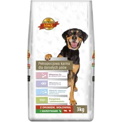 MK ANIMALS Sucha Karma dla Psa DRÓB WOŁOWINA 3kg
