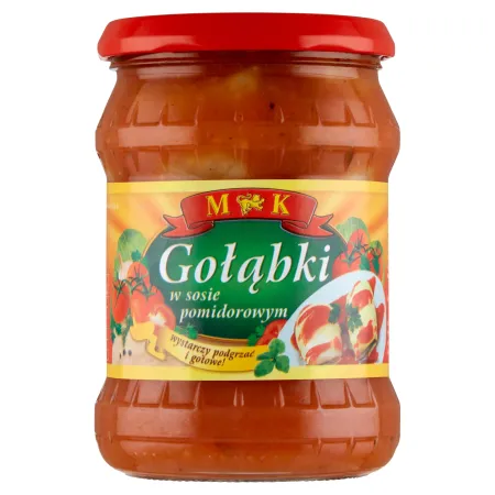 MK GOŁĄBKI W SOSIE POMIDOROWYM 500g gotowe danie słoik