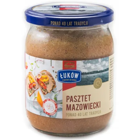 PASZTET MAZOWIECKI wieprzowo-wołowy Łuków 460g