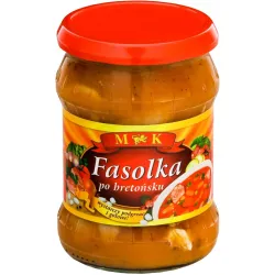 MK FASOLKA PO BRETOŃSKU 500g gotowe danie słoik z kiełbasą