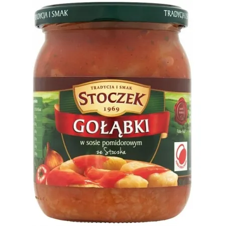 STOCZEK GOŁĄBKI W SOSIE POMIDOROWYM 500g gotowe danie słoik