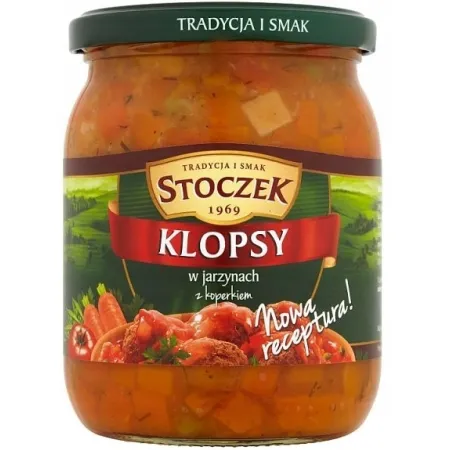 Stoczek Klopsy w jarzynach z koperkiem 500 g