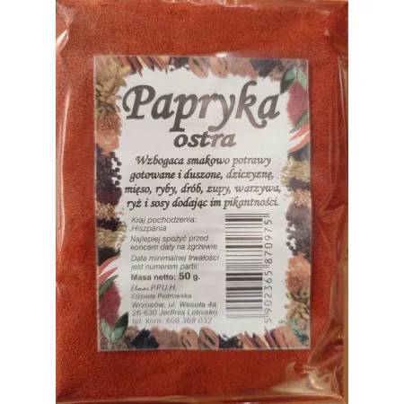 ELMAR Papryka czerwona ostra 50g