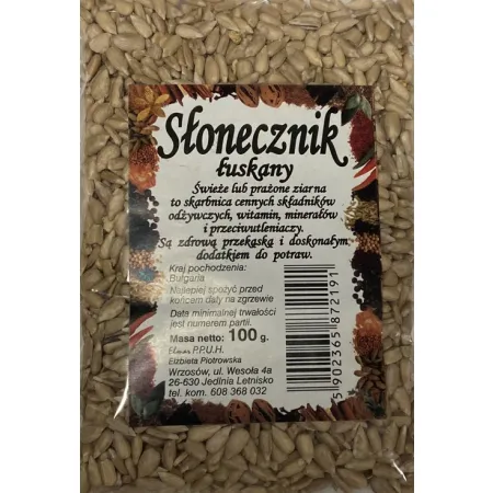 ELMAR Słonecznik łuskany 100g